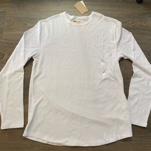 Levis Yari Long Sleeve Thermal Brilliant White L